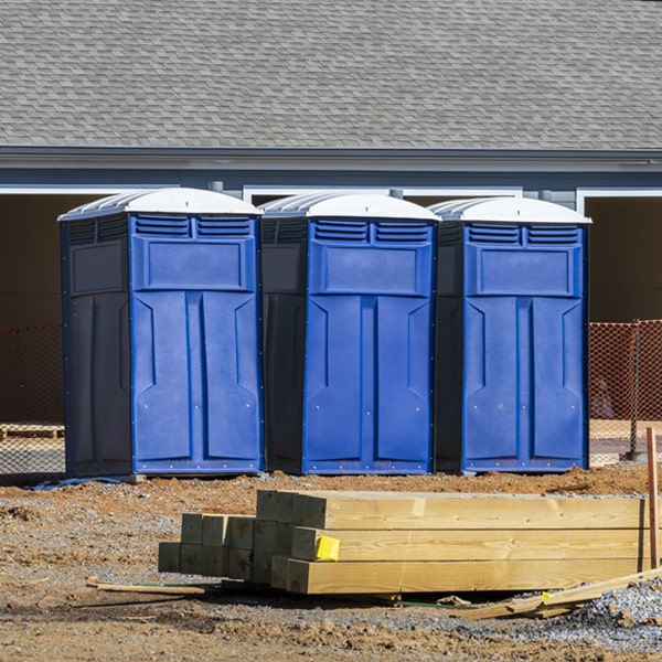 how often are the portable toilets cleaned and serviced during a rental period in Stillwater NY